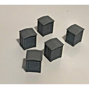 X5 Switch Station / Water Pump House Shed - N Scale 1:160 No Assembly Required